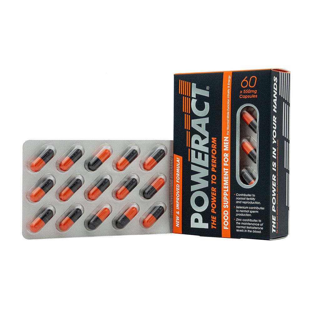 Poweract Pills - 60 Pack